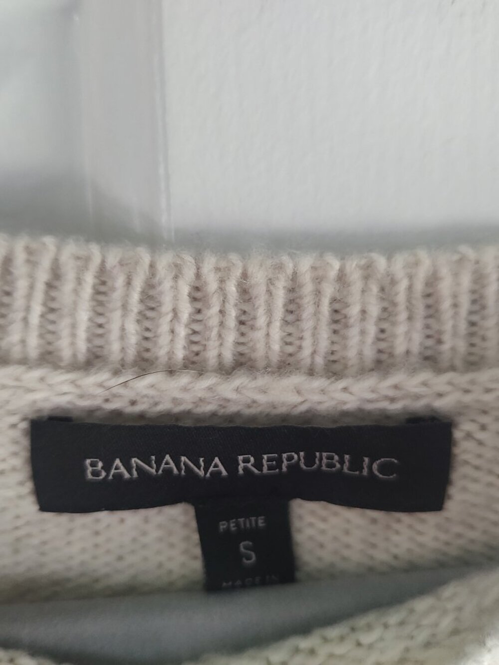 Banana Republic Taupe Casual Knit Dress - Picture 3 of 5